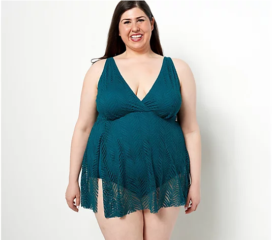 Kim Gravel x Swimsuits Swim Dress w/Crochet and similar items