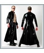 Men&#39;s Matrix &quot;Wet Look&quot; Shiny Faux Latex Leather Coat Jacket and/or Add ... - $69.95