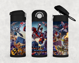 Custom Transformers Optimus Prime Stainless Steel Water Bottle By