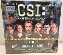 CSI: CRIME SCENE INVESTIGATION ~ THE BOARD GAME ~ 8 CRIME STORIES ~ NEW ... - $12.99