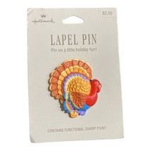 Vintage Hallmark Fall Thanksgiving Turkey Pin TLP4152 *New - $10.00