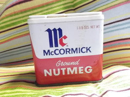 McCormick Ground Nutmeg Tin 1 3/8 ozs - $8.00