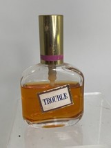 TROUBLE Cologne Spray By Revlon 1.6 Fl Oz Full 60% Bottle Perfume - Vintage - $24.74