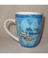 Million Dollar Accountant Coffee Mug Cup 10 oz History Heraldry Blue Job - $14.99