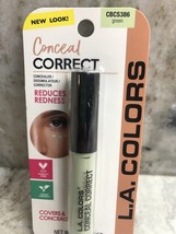 ShipN24Hours. New-L.A. Colors Green Conceal/Correct Concealer/Corrector:... - $13.85