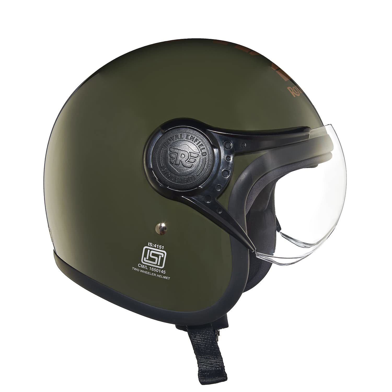 Royal Enfield Open Face Mlg Helmet With Clear Visor Helmets 4172