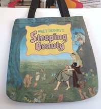 Sleeping Beauty Tote Bag Disney Store Walt Disney's Embroidered EUC 16"x16" - $18.69