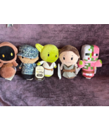 Lot of Hallmark Itty Bitty Plush Star Wars Yoda Rey Pink Minecraft Small Stuffed - $19.39