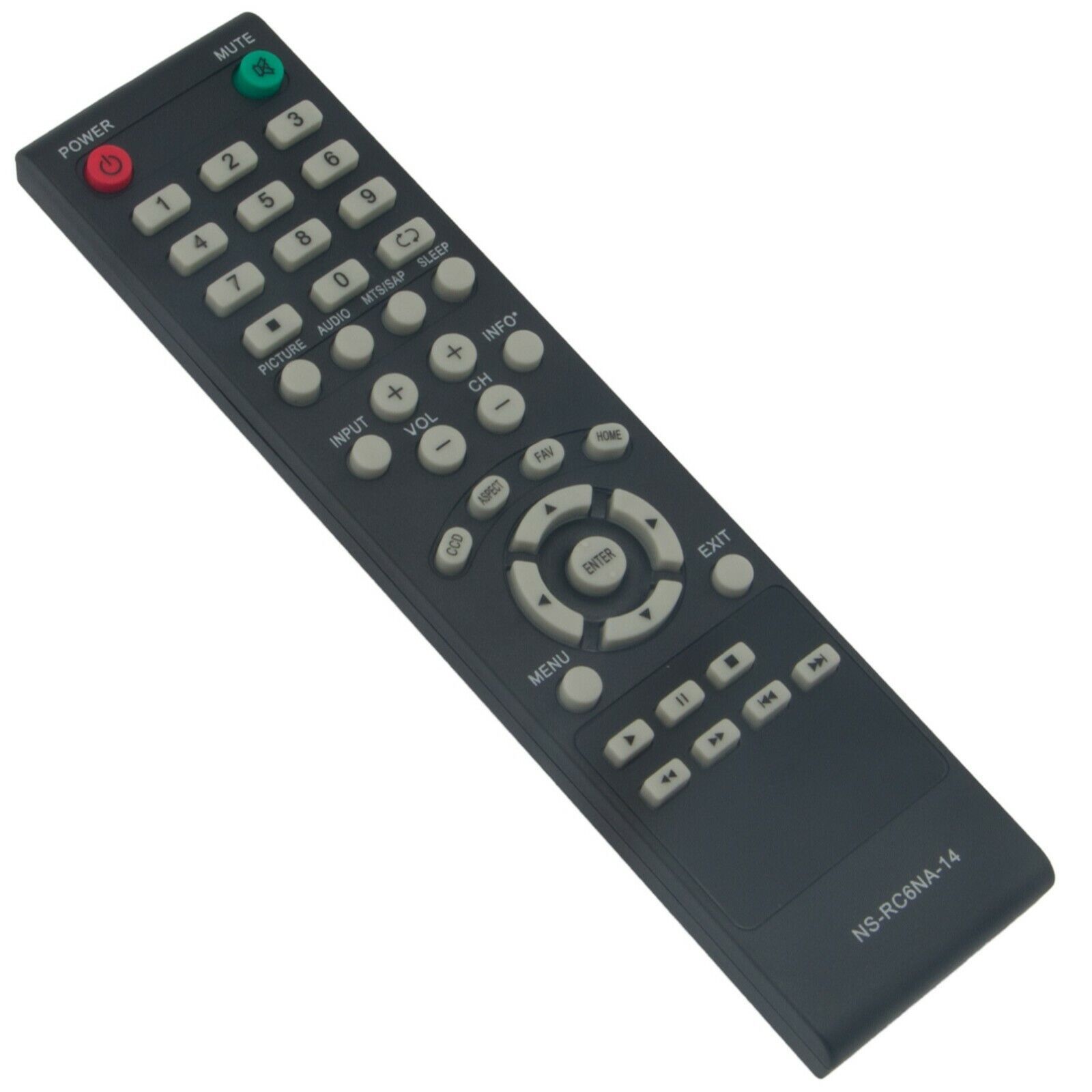 New NsRc6Na14 Replace Remote For Insignia Led Tv Ns24E40Sna14 Ns