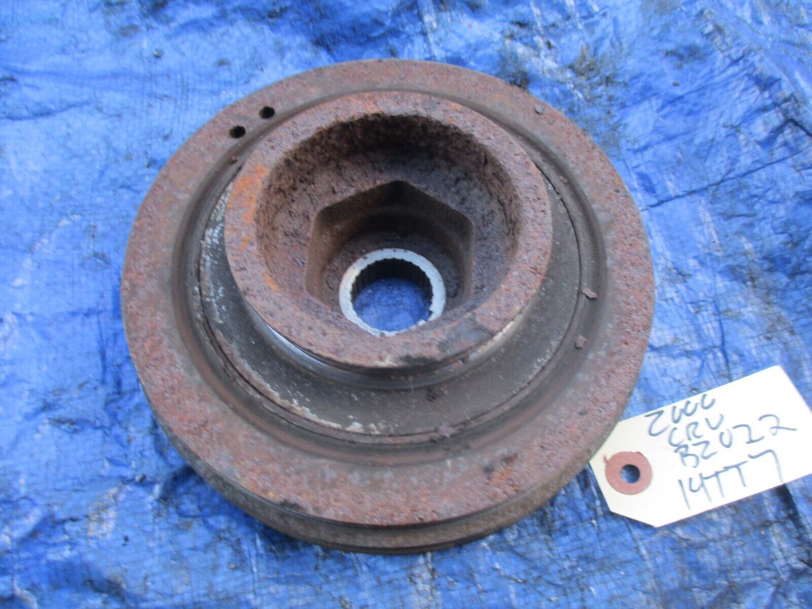 97-01 Honda CRV B20B4 harmonic balancer pulley crankshaft pulley crank ...