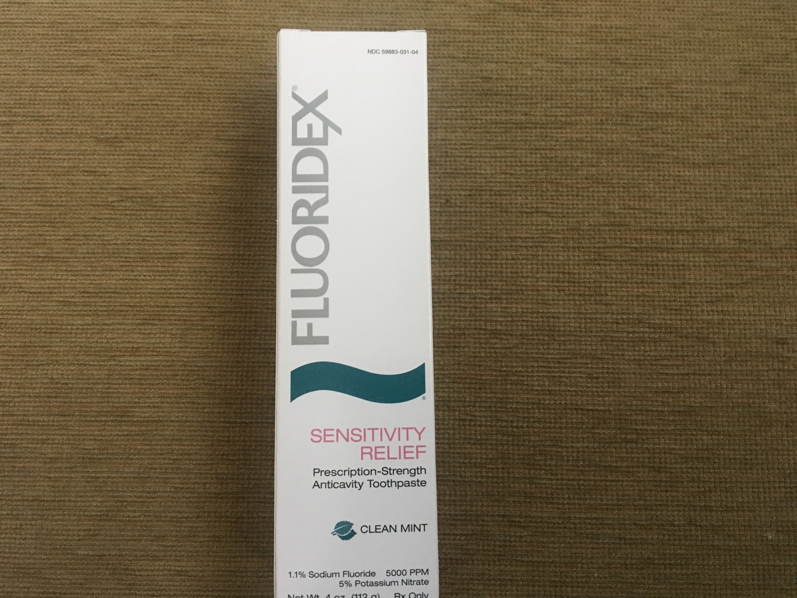 Fluoridex Sensitivity Relief Toothpaste 4oz Mint Toothpaste