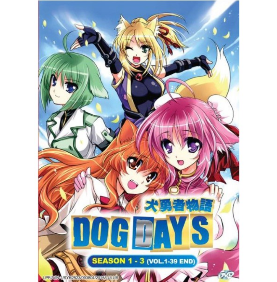 DOG DAYS COMPLETE TV SERIES SEASON 1-3 VOL.1-39 END ANIME DVD