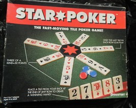 Star Poker 1994 Pressman Game-Complete - $12.00
