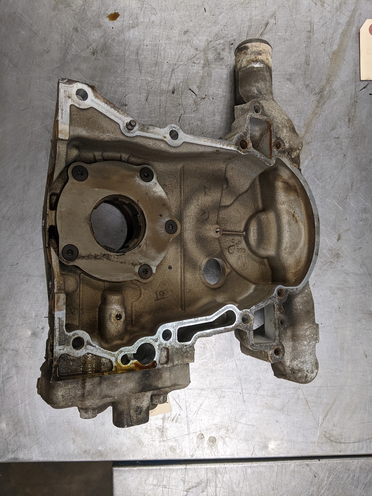 Timing Cover With Oil Pump From 2006 Buick Lucerne 3.8 12576035