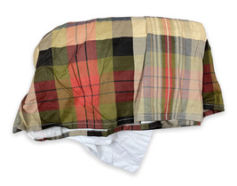 Chaps Ralph Lauren Queen Plaid Bedskirt / Dust Ruffle 15 inch Drop - $58.41