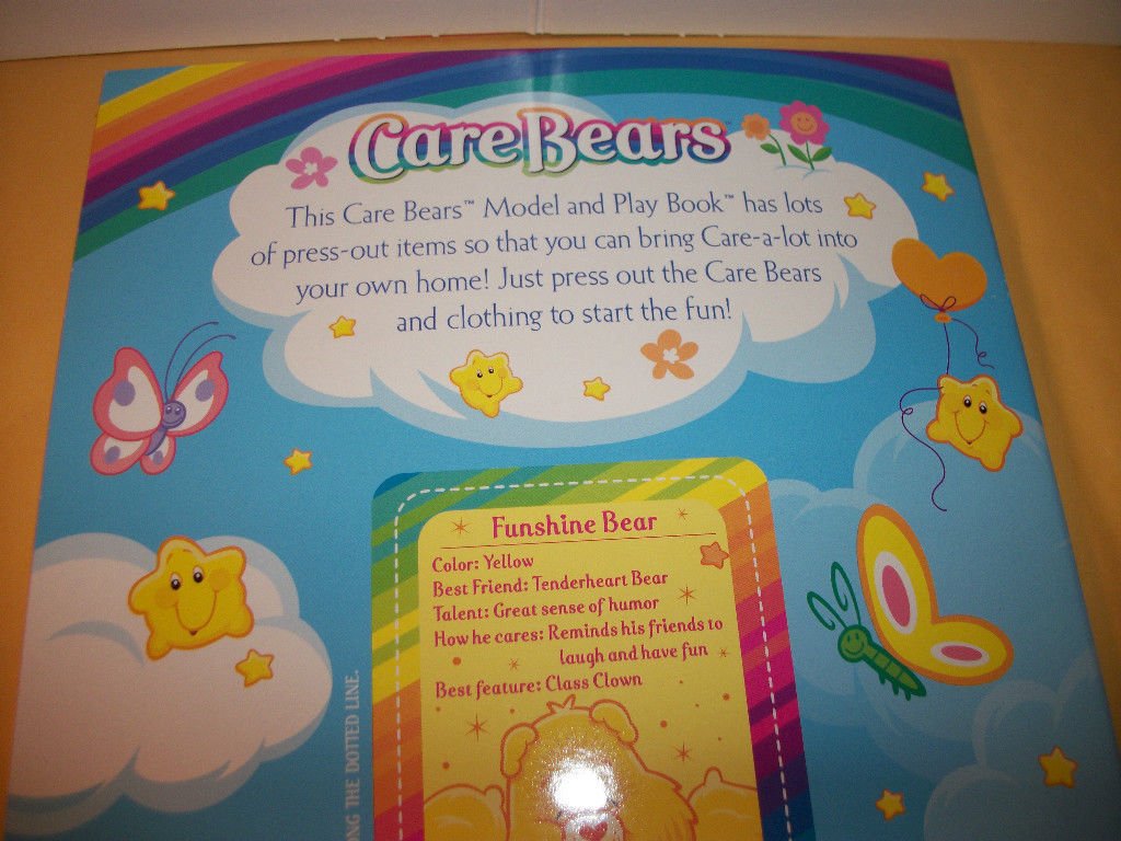 Care Bears Paper Doll Book Cartoon Sun Fun and 50 similar items