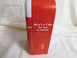 Coca Cola Tin Vending Machine 6 1/4 Inches x 4 Inches X 2 3/4 Inches - $4.99