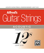 Guitar Strings/Alfred Brand/Acoustic 6 String/12&#39;s/Made in USA/Light - $9.99