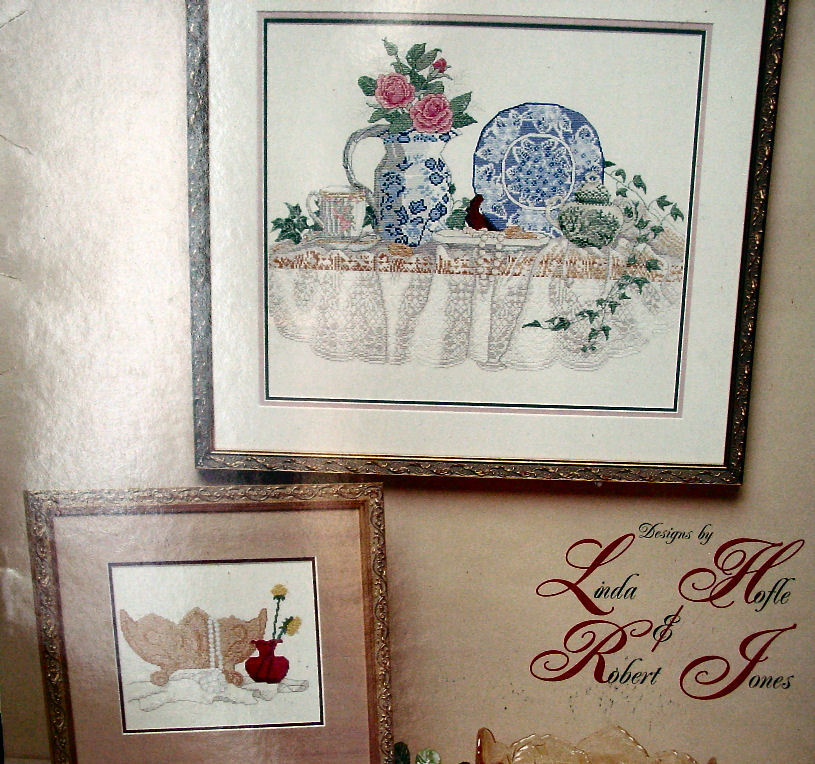 Primary image for Cross Stitch Pictures "Porcelain & Pearls" 