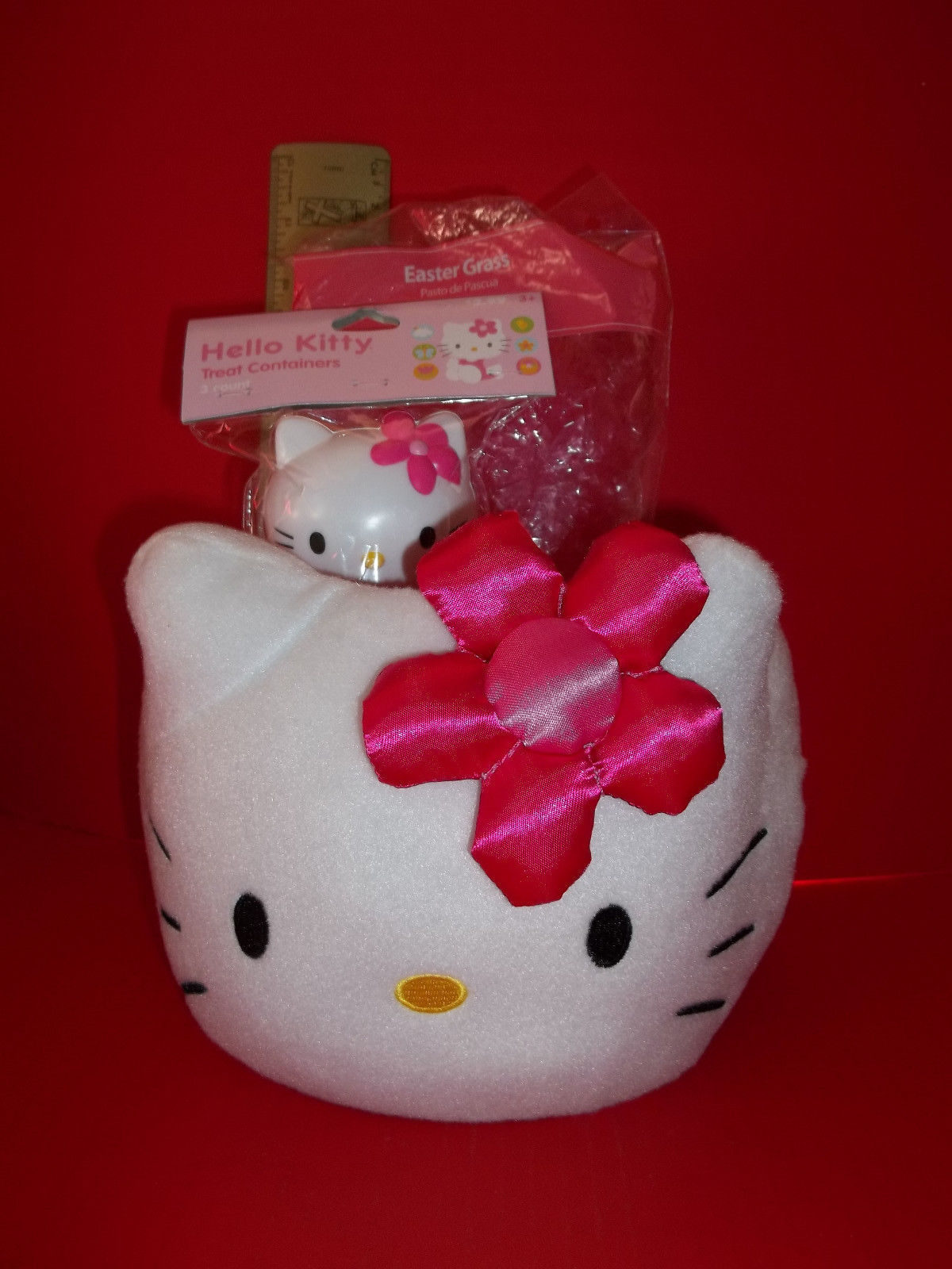 Hello Kitty Plush Easter Basket Gift Set 