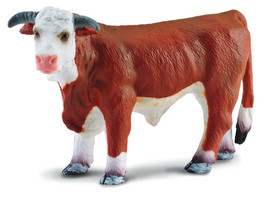 Breyer CollectA 88234 Hereford bull not polled exceptional - $8.45
