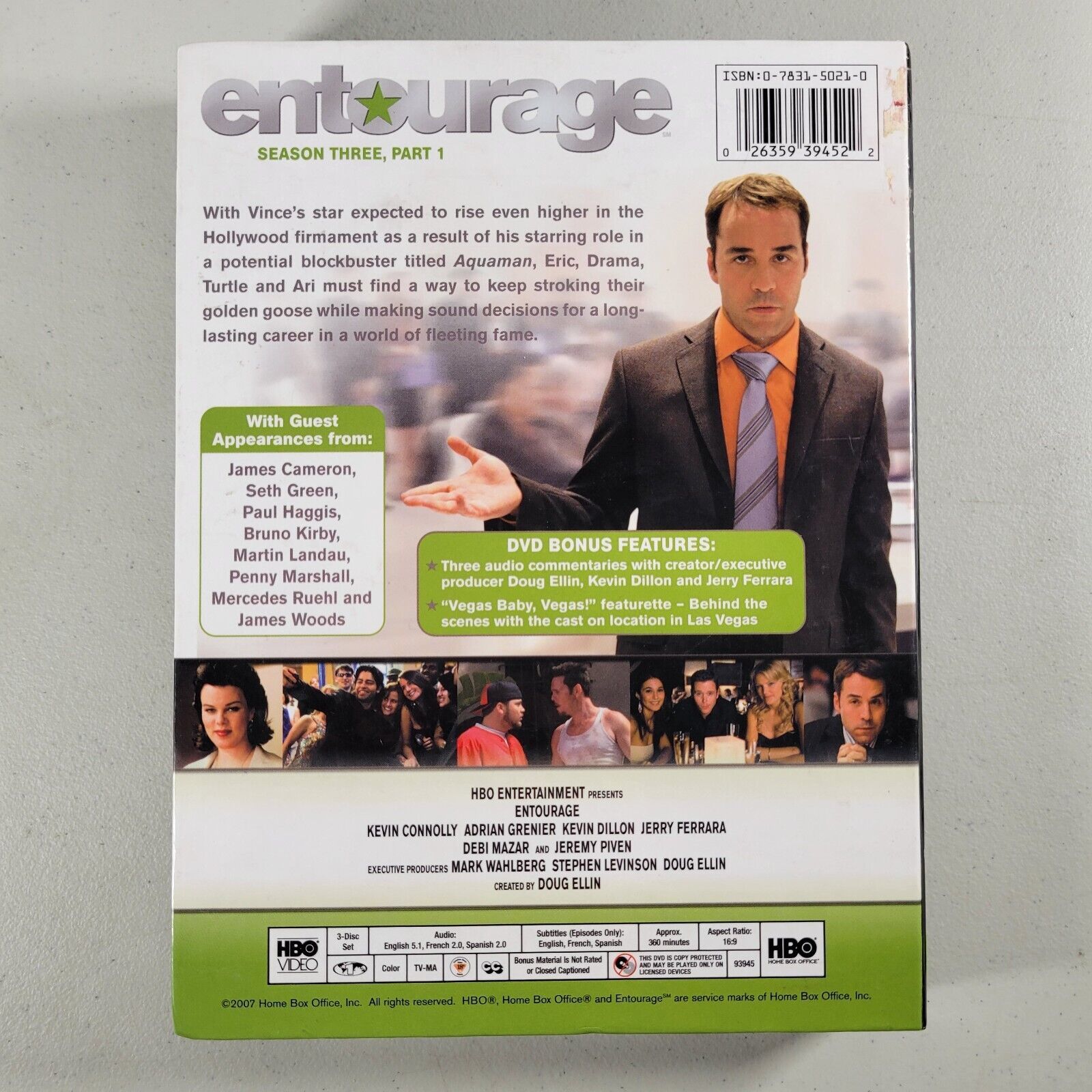 Entourage DVD Season 3 Part 1 Box Set Complete TV Series TV Show - $8.88