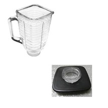 NEW 1pcs For Replacement Part Oster glass square jar+jar cap blender blade pa... - $22.53