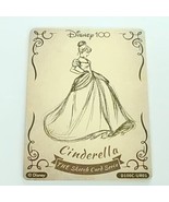 Cinderella Card Fun Wood Sketch Card Disney 100 Anniversary Carnival - $33.65