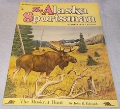 The Alaska Sportsman Magazine October 1953 Howard Hanson Cover - Magazines