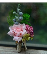 flower Boutonniere groomsmen breastpin corsage wedding breastpin prom corsageC26 - $49.00