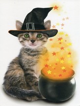 Greeting Card Halloween &quot;Hope Halloween&#39;s a special blend of magic..&quot; - $1.50