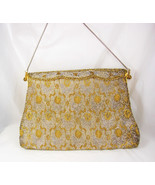 Vintage Hand made in France purse micro beaded french clutch - $195.00