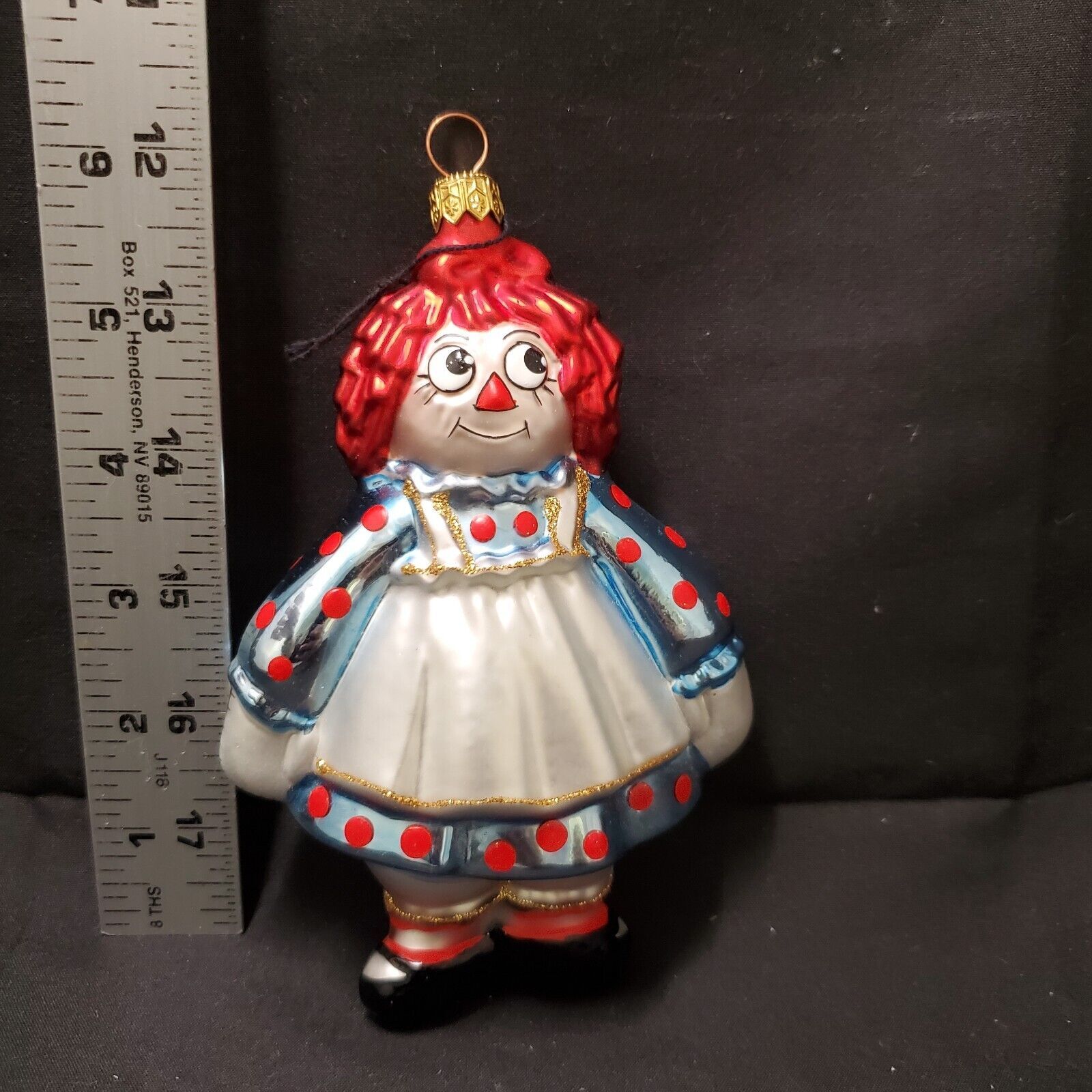 Raggedy Ann Kurt Adler Polonaise Collection Ornament Nwt - Ornaments