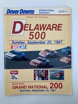 September 20 1987 Dover Downs International Speedway Delaware 500 NASCAR... - $14.20