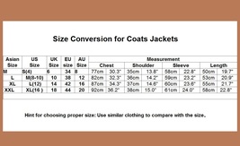 Black Sheepskin Faux Leather Down Coat w/ Racoon Dog Faux Fur Collar on Jacket  image 3