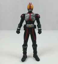 2003 Bandai Japan Rider Hero Series Masked Kamen Rider Faiz 4" Vinyl Figure - $12.60