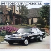 1987 Ford THUNDERBIRD sales brochure catalog US 87 LX Turbo Coupe TC - $8.00
