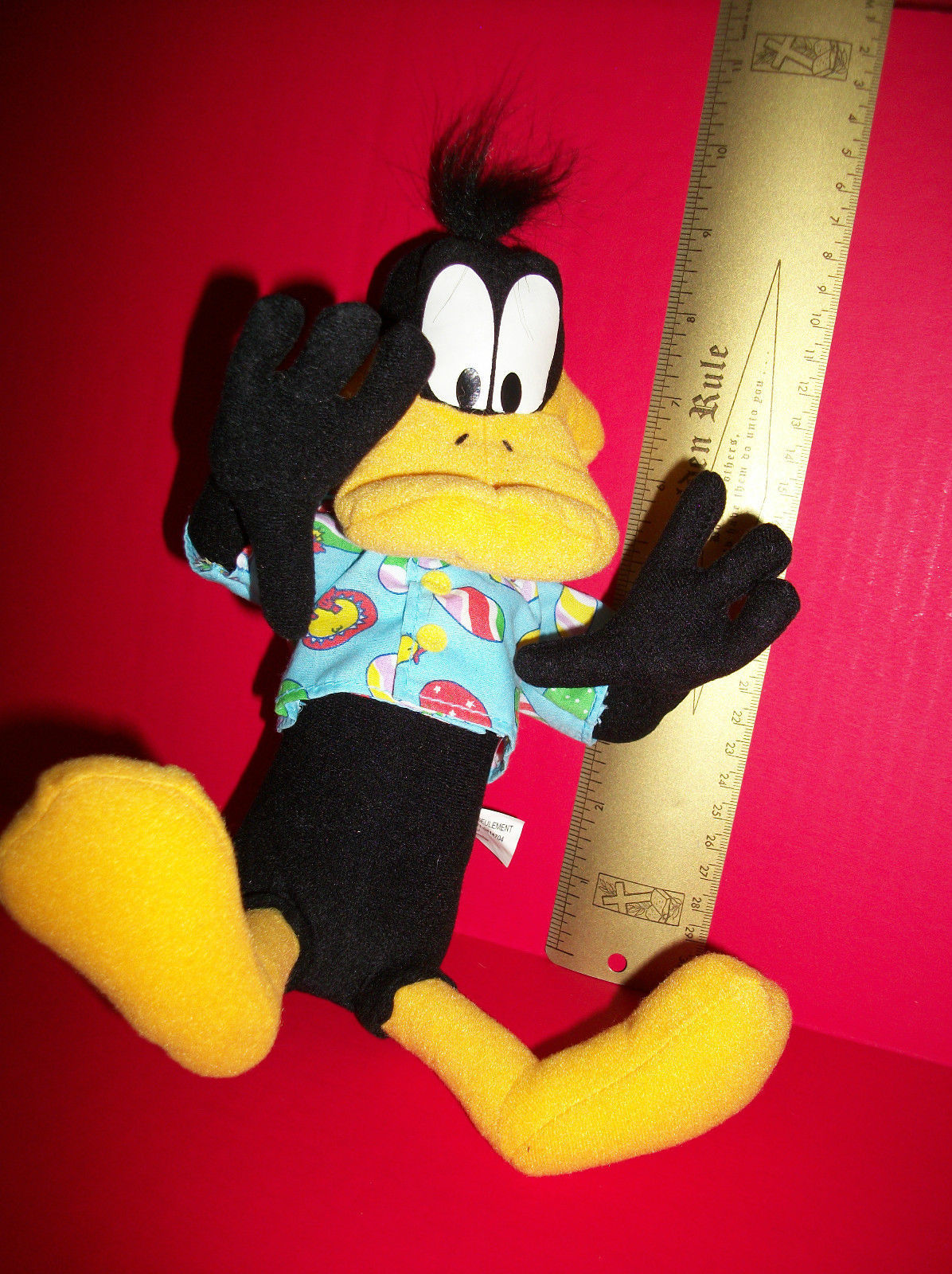 Looney Tunes Plush Toy New Daffy Duck Easter Holiday Stuffed Animal