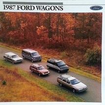 1987 Ford Wagons Brochure Catalog Us 87 Escort Aerostar Taurus Country Squire - $8.00