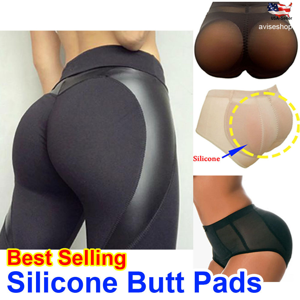 Silicone Butt Pads Fake Buttocks Shaper Panty with Tummy Control Butt Shape  & Lift