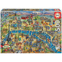 Educa Map Jigsaw Puzzle 500pcs - Paris - $42.41