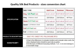 Luxury Black Mulberry Silk Satin Top Sheet Duvet w/ 2 Pillow Cases 4 Pc Bedding  image 2