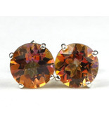 SE112, Twilight Fire Topaz, 925 Sterling Silver Post Earrings - $71.98