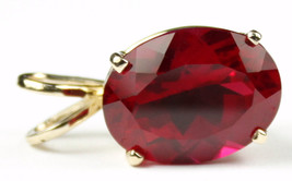 P004, Created Ruby, 14KY Gold - $322.32