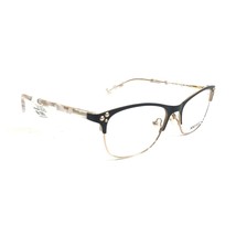 Nine West Eyeglasses Frames NW1082 001 Black Clear Gold Cat Eye 49-16-130 - $46.54