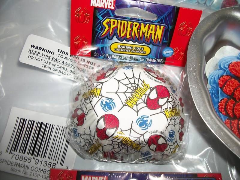 Wilton 50 Count Cupcake Liners-Marvel Spider-Man