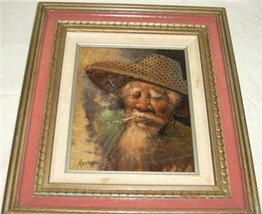 ORIGINAL SIGNED ASIAN ORIENTAL PAINTING BY MAITREE - $484.14