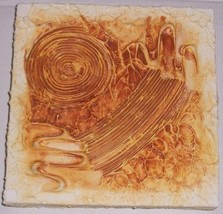 RARE VALVERDE MIXED MEDIA ABSTRACT LATINO ART PAINTING - $191.03