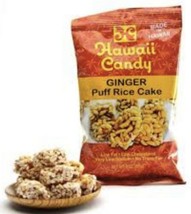 Hawaii Candy Ginger Puff Rice Cake 3 Oz (Pack Of 8) - $126.72