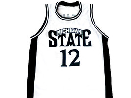 Mateen Cleaves Custom Michigan State Basketball Jersey White Any Size  image 1